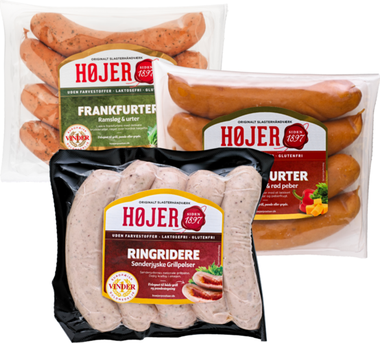 Begrænset parti. 400 g. Kg-pris 62,50. Frit valg.