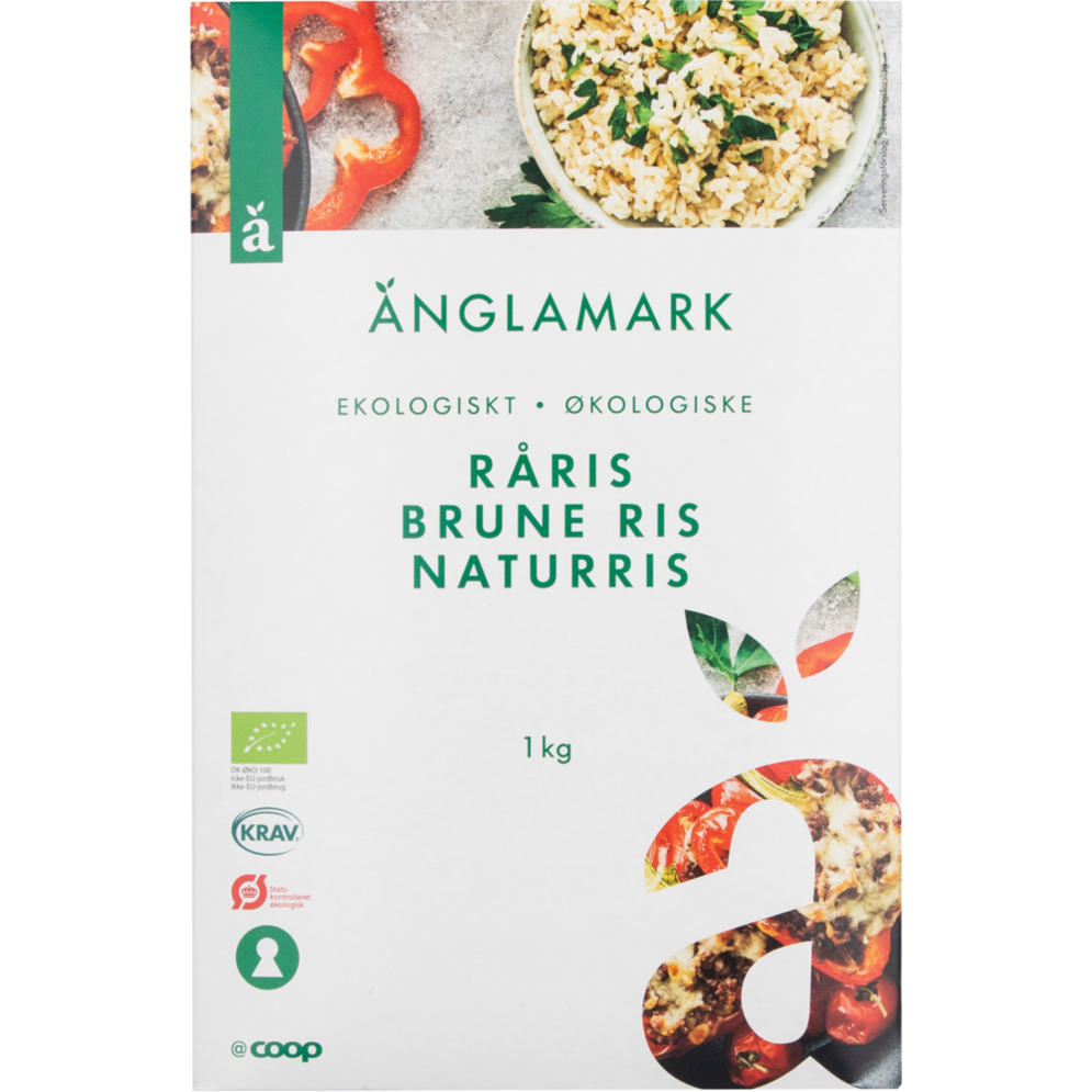 Änglamark økologiske brune ris