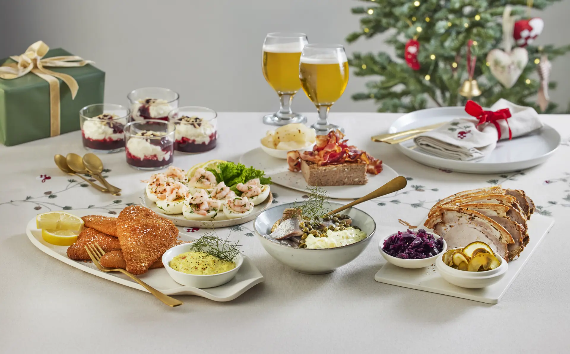 Julefrokostbord