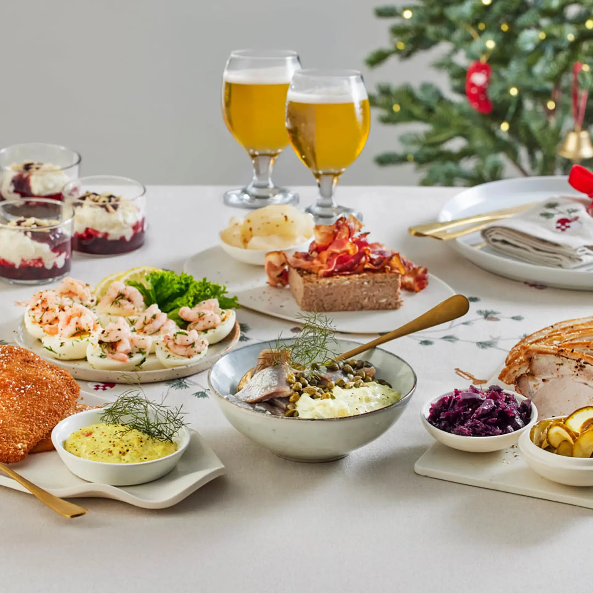 Julefrokostbord